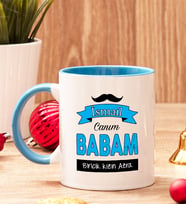 Canım Babam İçi Ve Kulpu Renkli Kupa Bardak
