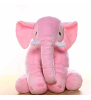 Yumuşacık Uyku Arkadaşı Pembe Fil Tam 90 Cm Boyunda (Pembe)