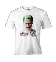 Suicide Squad - Joker Damaged Beyaz Erkek Tshirt