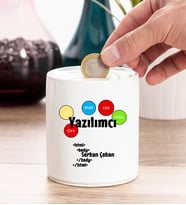 Yazılımcı Turuncu Kişiye Özel Kumbara
