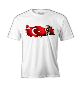 Atatürk - TC Beyaz Erkek Tshirt
