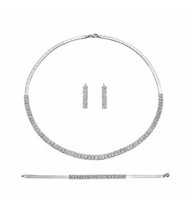 Dolunay Beyaz Altın Set 27,00 Gram 14 Ayar Altın (Sarı)