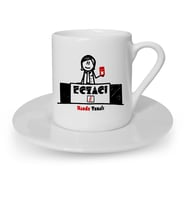 BK Gift Kişiye Özel Mesleki Eczacı Türk Kahvesi Fincanı  5