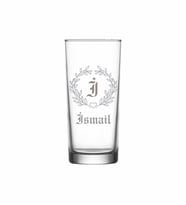 Kişiye Özel İ Baş Harfli ve İsimli Tekli Rakı Bardağı  Model 27