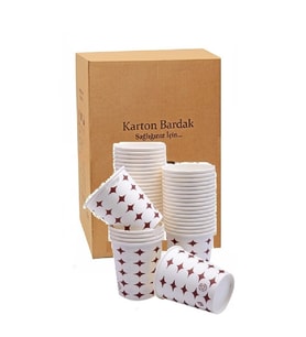 50 Adet Karton Bardak SIZDIRMAZ