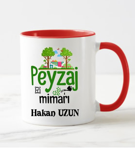 Peyzaj Mimarı  Kupa (Kırmızı)