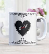 BK Gift Kişiye Özel Beyaz Kupa Bardak Sevgililer Günü Temalı32