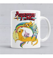 Adventure Time Finn Jake Princes Bubblegum Kupa Bardak Porselen