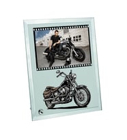 Motorcuya Hediyelik Fotoğraf Baskılı Kişiye Özel Cam Çerçeve