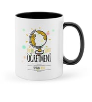 BK Gift Kişiye Özel En İyi Sınıf Öğretmeni Siyah Kupa Bardak  4
