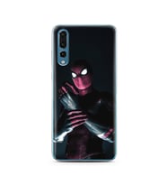 Örümcek Adam Tasarım Süper Şeffaf Silikon Telefon Kılıfı Huawei P20 Pro 