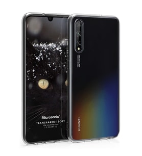 Microsonic Huawei P Smart S Kılıf Transparent Soft Beyaz
