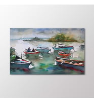 Arty Tablo Suluboya Sandallar Tablo (Karışık)