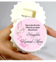 20Adet Bebek Magneti Açacaklı KAPAK Magnet Açacak (Beyaz)