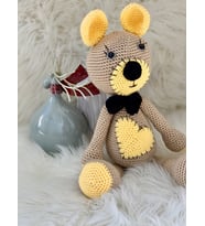 Amigurumi Romantik Ayıcık (Bej)