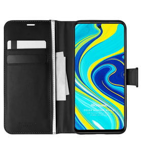 Microsonic Xiaomi Redmi Note 9 Pro Max Kılıf Delux Leather Wallet Siyah