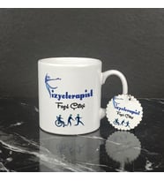 Fizyoterapist Kupa Bardak ve Anahtarlık Set 003
