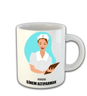 Kişiye Özel Hemşire Temalı Kupa Bardak 81465