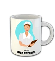 Kişiye Özel Hemşire Temalı Kupa Bardak 81465