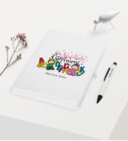 BK Gift Kişiye Özel Anaokulu Öğretmeni Temalı Beyaz Defter Kalem Hediye Seti - 4