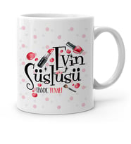 BK Gift Kişiye Özel Evin Süslüsü Beyaz Kupa Bardak  4