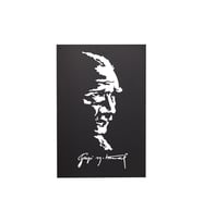 Atatürk Metal Duvar Tablosu - Profil