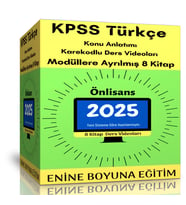 2025 KPSS Türkçe Önlisans Modüler Kitap Seti