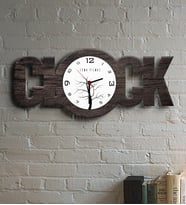 BK Gift Kişiye Özel Clock Ahşap Duvar Saati  9