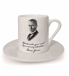 Kişiye Özel Öğretmenler Günü Atatürk Tasarımlı Fincan - 15