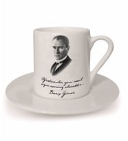 Kişiye Özel Öğretmenler Günü Atatürk Tasarımlı Fincan - 15
