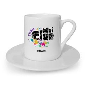 BK Gift Kişiye Özel Mesleki Mini Club Türk Kahvesi Fincanı  1