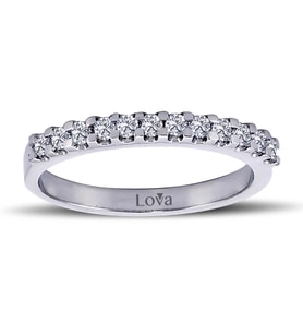 Lova 0,27 Karat Pırlanta Yarımtur Yüzük - 1050208
