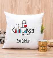 Kimyager Yastık ve Gold Kupa Bardak