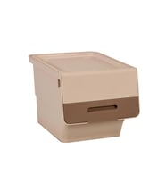 Motek Patateslik Soğanlık Tekerlekli Eşya Ve Erzak Kutusu Organizer 33 LT X 1AD (Kahverengi)