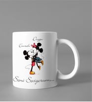 Kişiye Özel Mickey ve Minnie Mouse Kupası