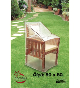 HOMAKS Sandalye koruma örtüsü 50 (50x50 h:90) (Renksiz)