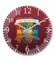 Harry Potter 1691 1692 School Year Duvar Saati Bombeli Gercek Cam