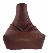 Kare Deri Armut Koltuk Kahve 85*68*28 cm