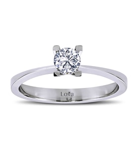 Lova F Renk 0,30 Karat Pırlanta Tektaş Yüzük - 1030164