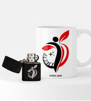 BK Gift Kişiye Özel Eczacı Temalı Çakmak ve Kupa Hediye Seti - 4