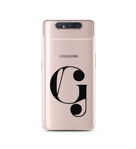 Samsung A80 Harf Tasarımlı Telefon Kılıfı G-Harfi 