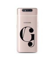 Samsung A80 Harf Tasarımlı Telefon Kılıfı G-Harfi 