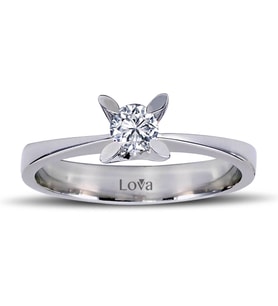 Lova D Renk 0,20 Karat Pırlanta Tektaş Yüzük - 1050122