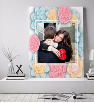 BK Gift Kişiye Özel Fotoğraflı Sanatsal Kanvas Tablo 2  (50x70cm.)