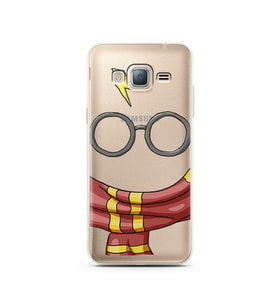 Harry Poter Tasarımlı Süper Şeffaf Silikon Telefon Kılıfı Samsung J3 (2016)