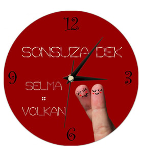 Kişiye Özel Sonsuza Dek Duvar Saati