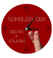 Kişiye Özel Sonsuza Dek Duvar Saati