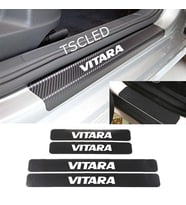 Suzuki Vitara Karbon Kapı Eşiği Koruma Sticker (4 Adet)