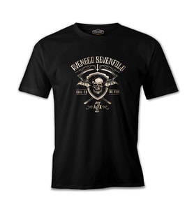 Avenged Sevenfold - Hail Logo Siyah Erkek Tshirt