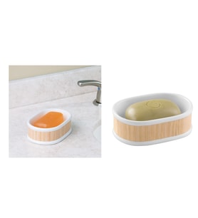 Sabunluk porselen bambu temalı  Seramik 12x9x4cm